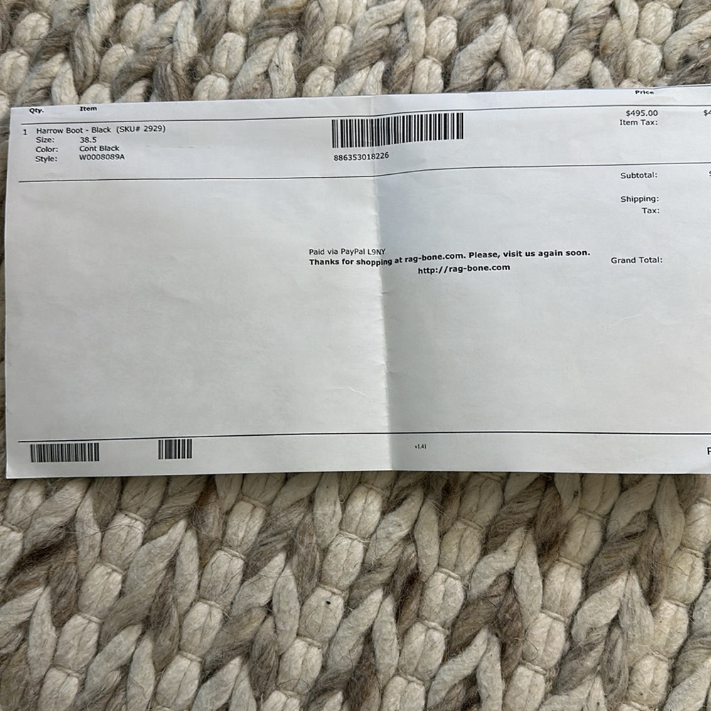 Rag & Bone Harrow Black Boot - Picture 10 of 11